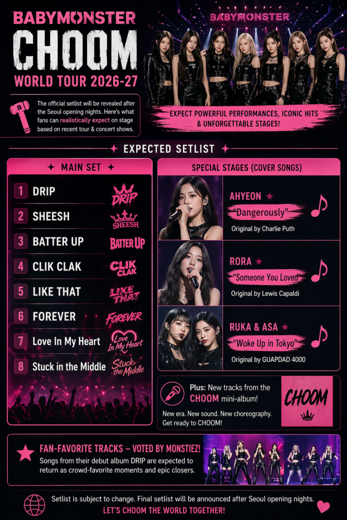 babymonster setlist